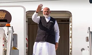 PTI : PM Modi on Wednesday departed for Poland, from there he will leave for Ukraine on August 23.